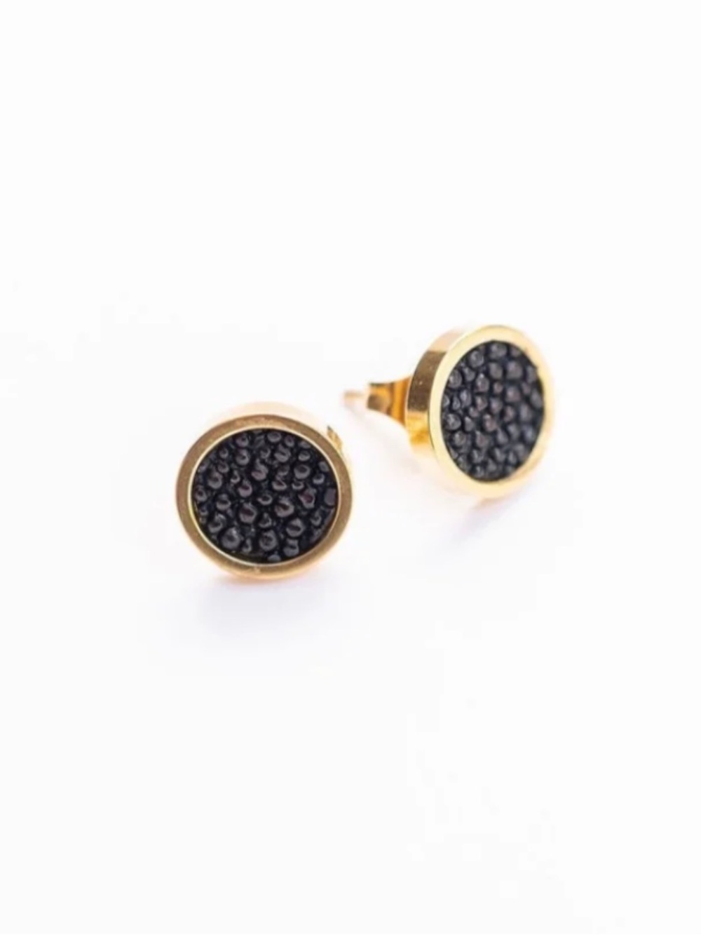 LC Lauren Conrad Pavé Round Stud Earrings